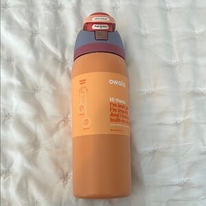 Owala Orange and Purple Water Bottle